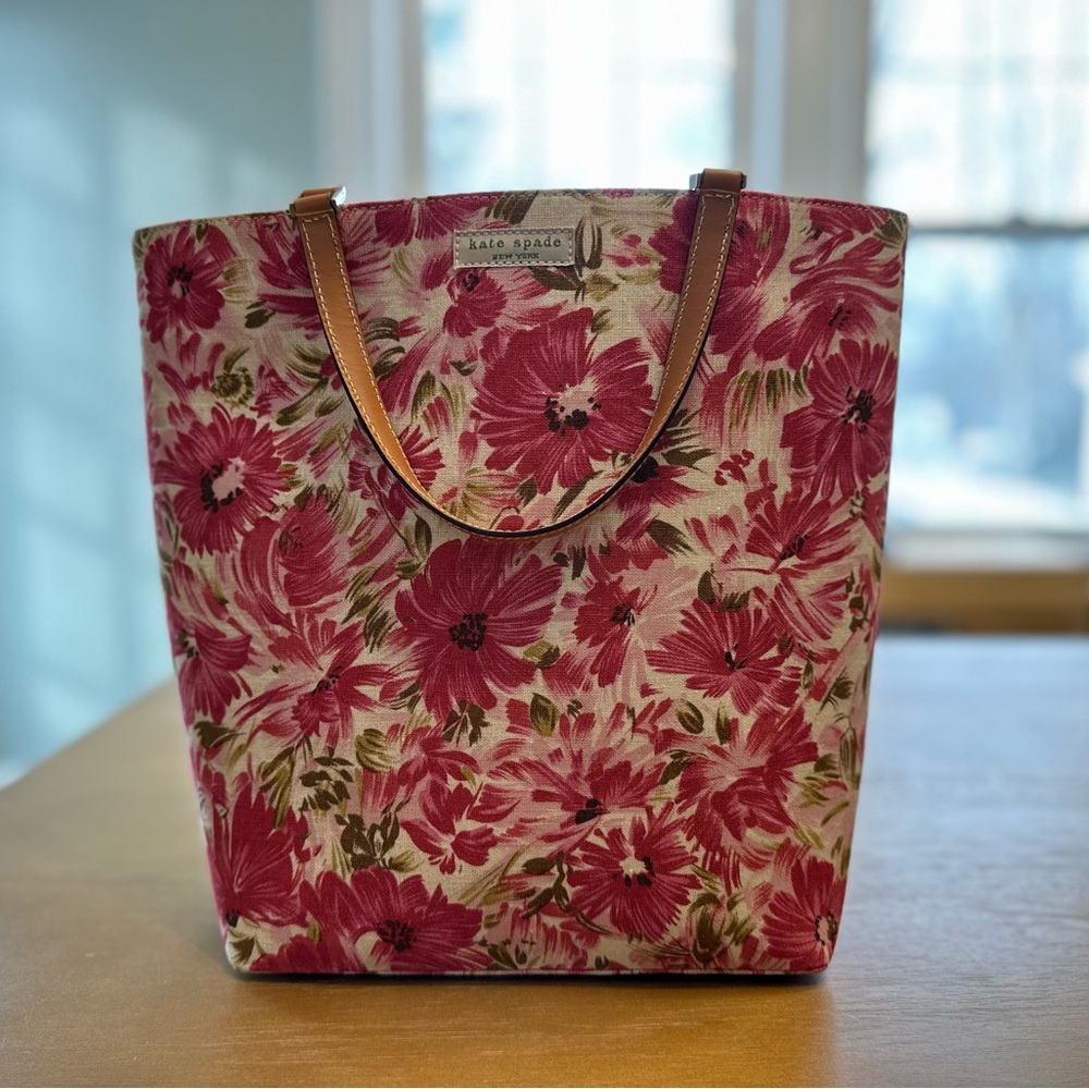 Kate Spade Pink Floral Tote